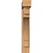 Ekena Millwork Merced Block Smooth Bracket w/ Offset Brace, Western Red Cedar, 7 1/2"W x 36"D x 48"H BKT0806X36X48MRC05SWR - alternate 2